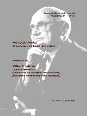 cover image of Monogrammus. Milton Friedman